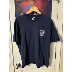 vintage basic 347 south carolina justice funny T-shirt blue XL